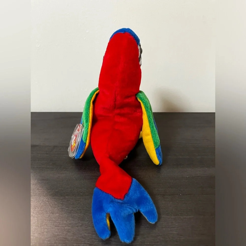 JABBER Parrot Beanie Babies- With Tag Errors - Picture 6 of 9